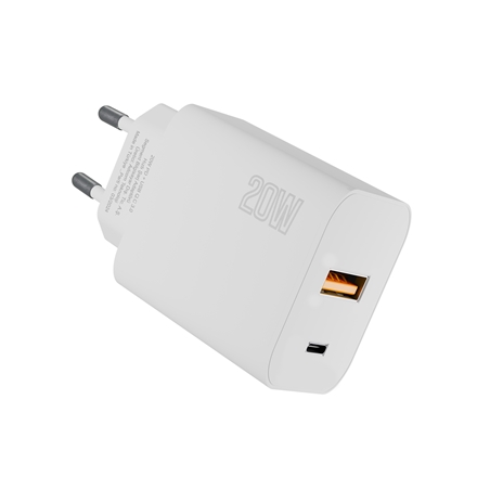 Hytech HY-XE46 Type USB-C 20W PD +USB QC 3.0 Fast charger