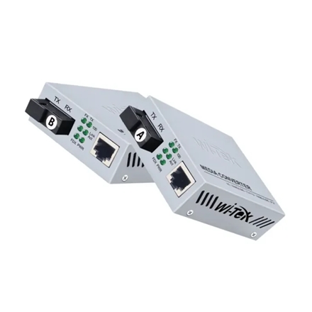 Wi-Tek WI-MC101G Gigabit Single Mode Fiber Optic Media Converter