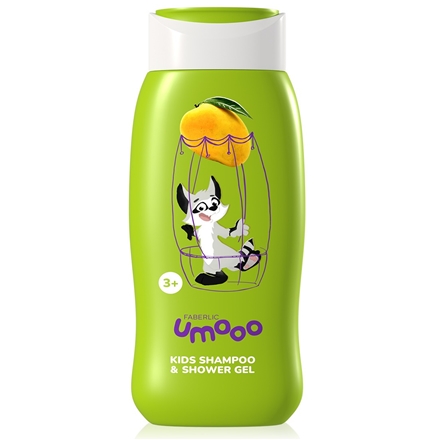 Uşaqlar üçün şampun-duş geli Umooo 3+